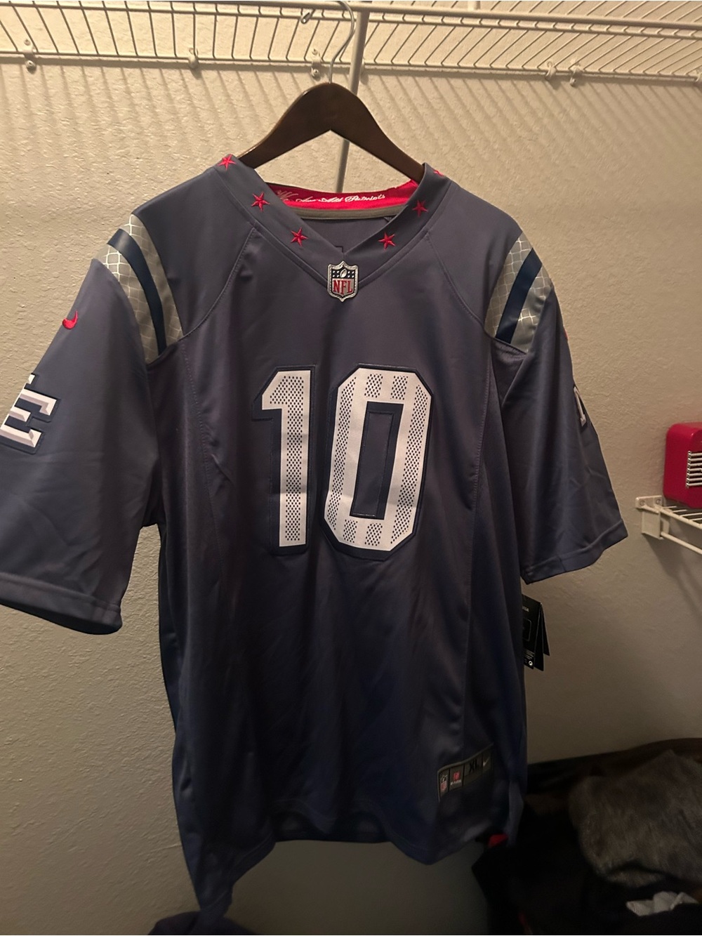 NFL Nike New England Patriots Drake Maye Jersey custom stitching
